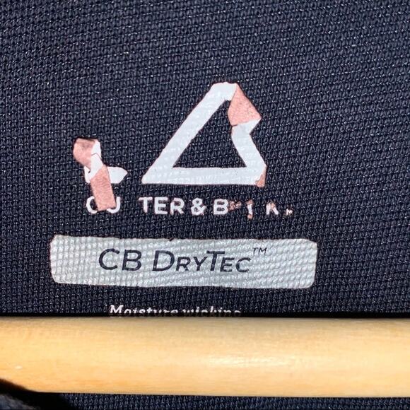 Cutter & Buck navy blue collared golf polo shirt men's size large L - Picture 2 of 5